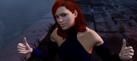 哥谭骑士蝙蝠女蓝色紧身服MOD v2.17
