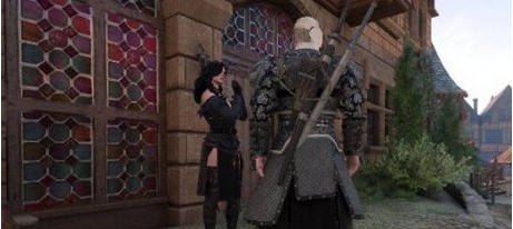 巫师3次世代版黑白风格的西境白虎装甲MOD v3.54