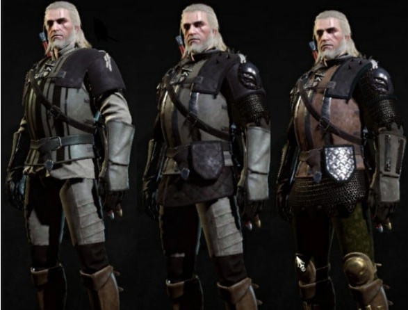 巫师3次世代版狮鹫学派套装经典配色MOD v1.43