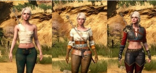 巫师3次世代版希里更开放的服装MOD v2.65