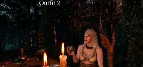 巫师3次世代版美化凯拉新服装MOD v2.2