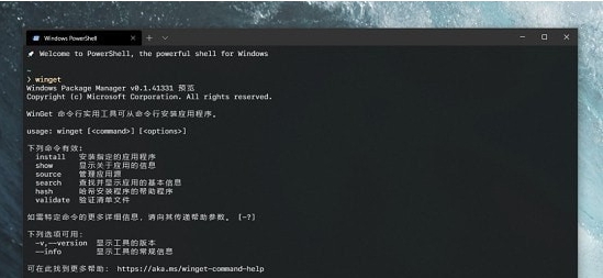 WinGet包管理工具 v1.4.10176