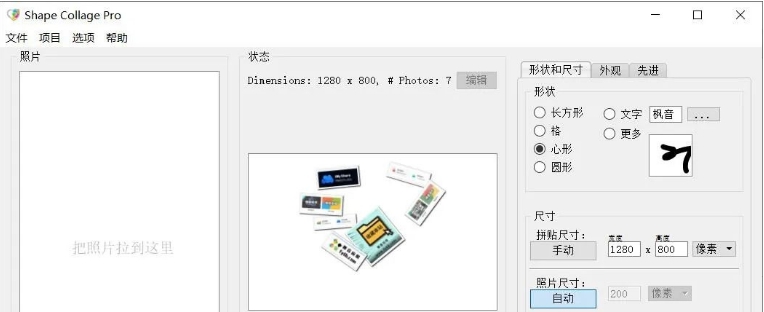 Shape Collage Pro软件中文绿色版 v3.5