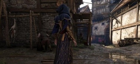 巫师3次世代版特莉丝蓝金配色兜帽MOD v2.79