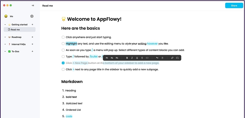 AppFlowyio v0.1.3