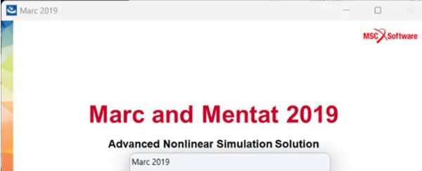 MSC Marc v2019(v1.0
