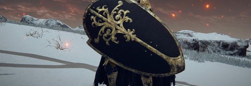 艾尔登法环圣树纹大盾黑色重新着色MOD v1.79