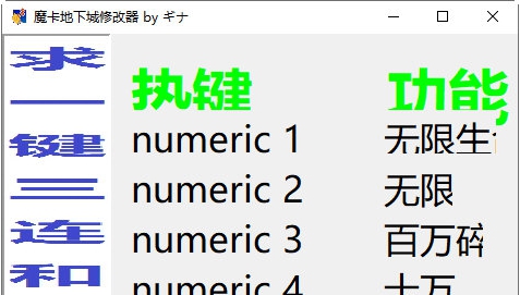 魔卡地下城修改器 v32/66