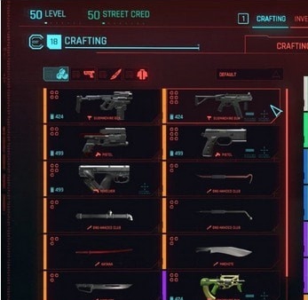 赛博朋克2077显示制作和升级的物品等级MOD v3.18 赛博朋克2077显示制作和升级的物品等级MOD v3.18