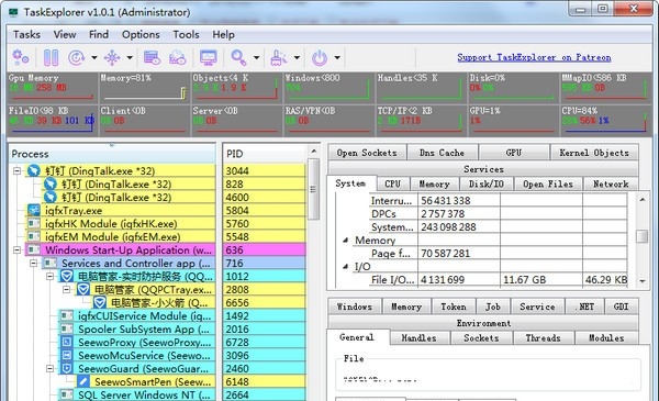 TaskExplorer v1.5.5 TaskExplorer v1.5.5
