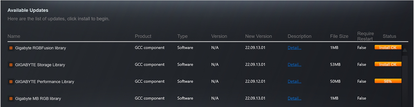 GigabyteControlCenter v23.08.31.03 GigabyteControlCenter v23.08.31.03