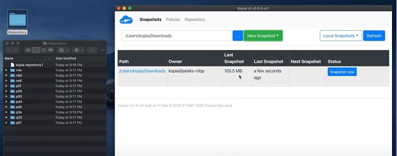 kopia文件备份还原工具 v0.15.2 kopia文件备份还原工具 v0.15.2