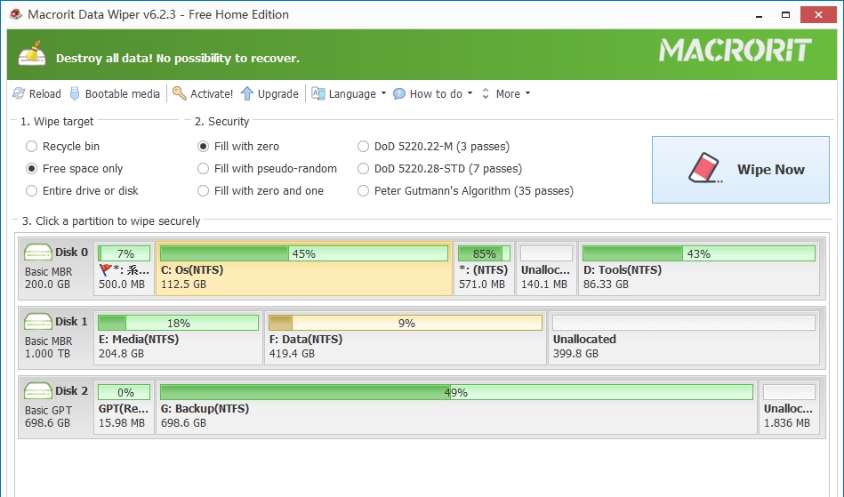 MacroritDataWiper v6.9.10 MacroritDataWiper v6.9.10