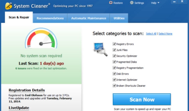 SystemCleaner v7.7.40.802 SystemCleaner v7.7.40.802
