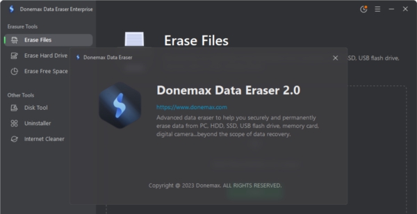 DonemaxDataEraser v2.2 DonemaxDataEraser v2.2
