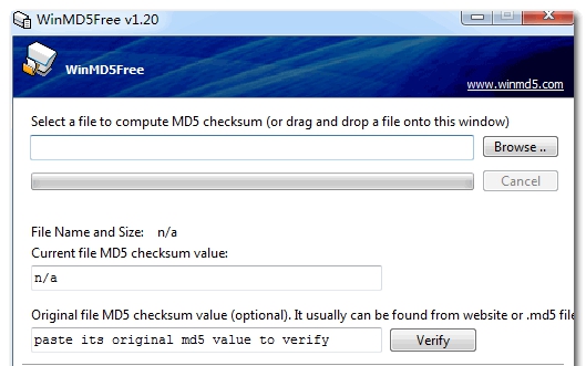 winmd5free v1.21 winmd5free v1.21