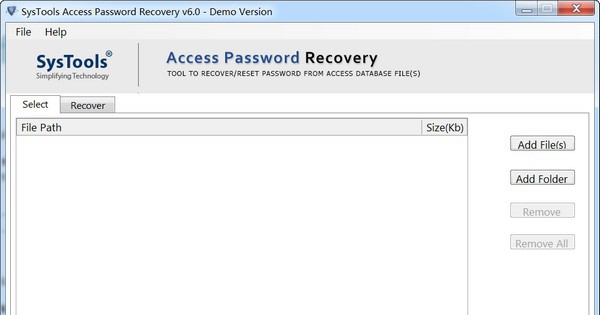 SysToolsAccessPasswordRecovery v6.1 SysToolsAccessPasswordRecovery v6.1