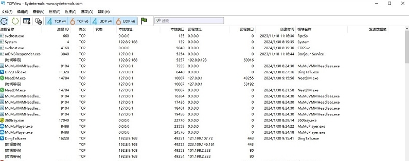 TCP查看器 v4.23 TCP查看器 v4.23