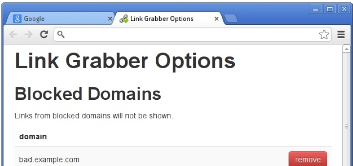 Link Grabber网页链接提取插件 v0.5.4 Link Grabber网页链接提取插件 v0.5.4