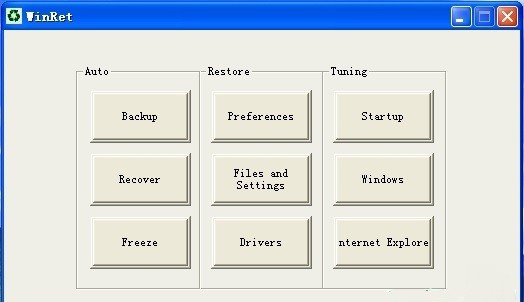 WinRet v5.5 WinRet v5.5