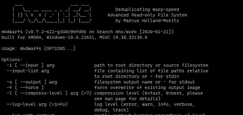 DwarFS v0.9.9 DwarFS v0.9.9