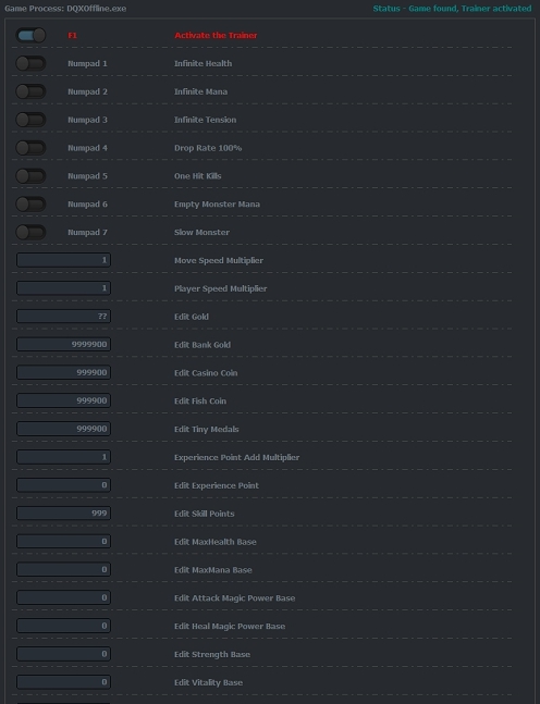 勇者斗恶龙10离线版修改器 v1.34