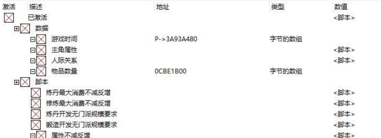 活侠传CE修改器 v2.4