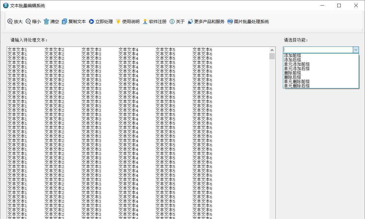 文本批量编辑系统 V1.0.0.3 文本批量编辑系统 V1.0.0.3