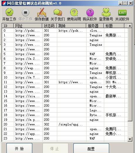 批量检测网站 v1.0