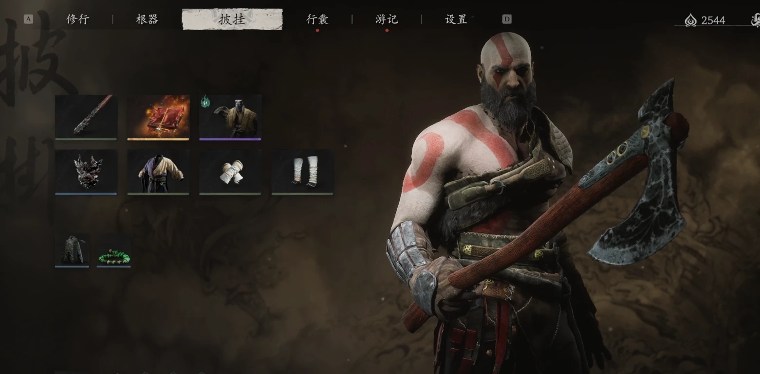 黑神话悟空战神奎托斯替换悟空外观MOD v1.13 黑神话悟空战神奎托斯替换悟空外观MOD v1.13