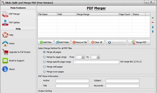 Okdo SPDFplit and Merge  v2.7