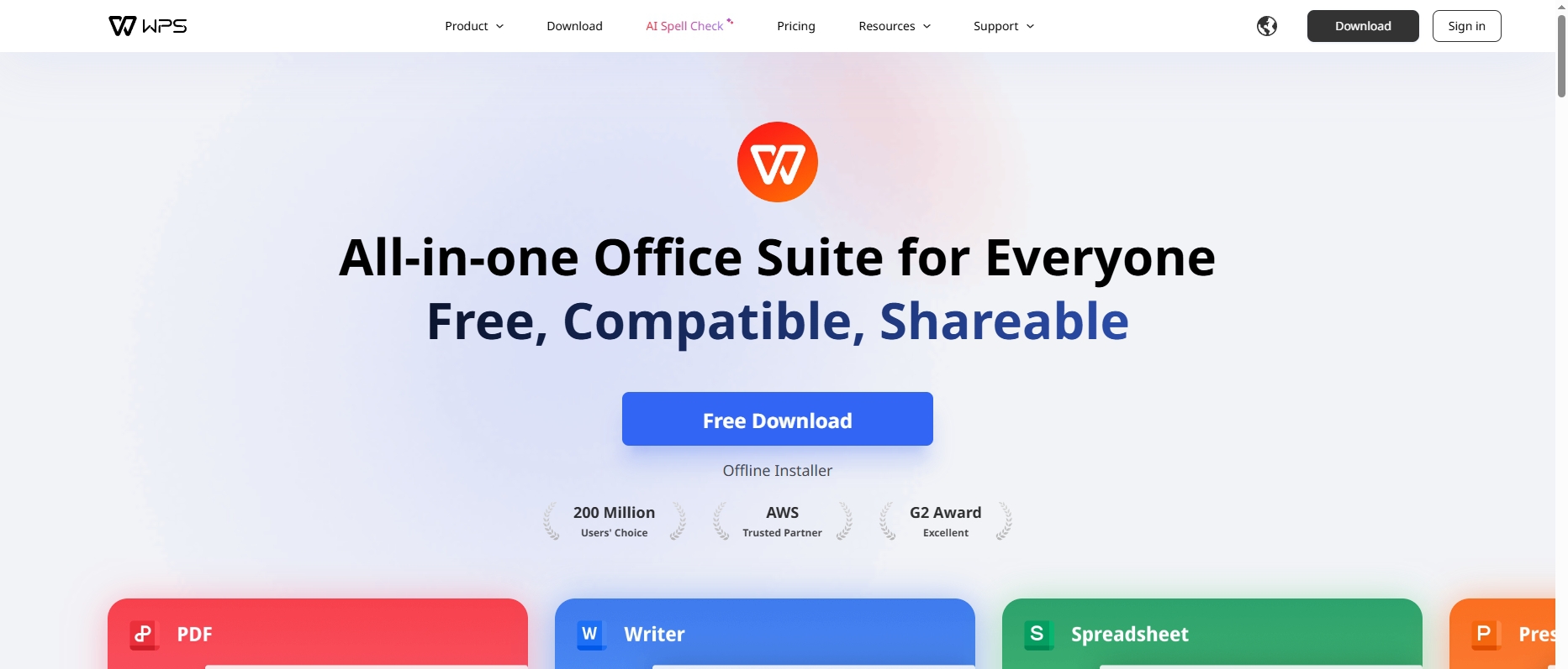 WPS Office 海外版 v12.1.0.18608