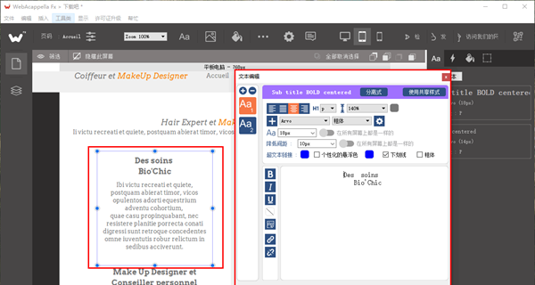 WebAcappella Fx(网页设计软件)